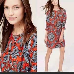 LOFT queen paisley print dress